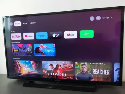a flat screen tv with many different screens at Cosy Apartment Ipoh Town - WiFi Netflix FREE in Ipoh