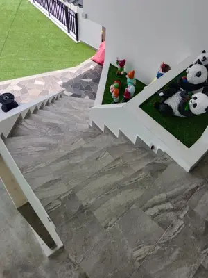 a rendering of a floor with stuffed animals on it at I Do Farmstay in Bukit Mertajam