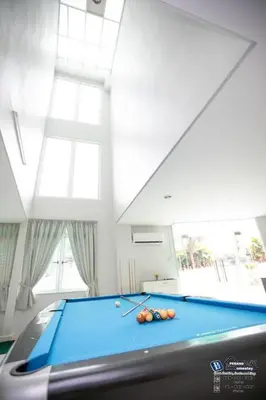 a pool table with balls on it in a room at GeorgeTown 6BR KTV Bungalow 28Pax in George Town